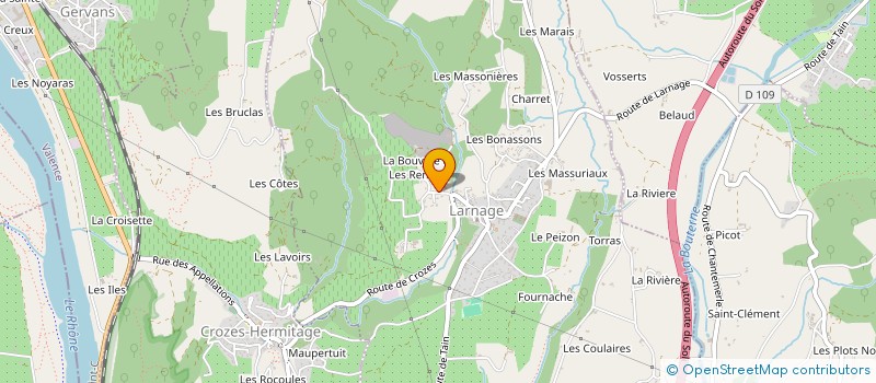 localisation de l'entreprise MADAME MARIE JEOFFRE à LARNAGE