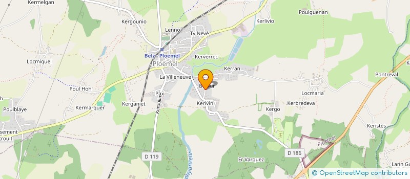 localisation de l'entreprise MADAME MARIE JO RENOU  PLOEMEL