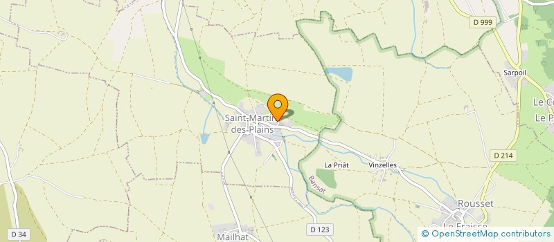 localisation de l'entreprise MADAME MARIE JOACHIM  AUZAT-LA-COMBELLE