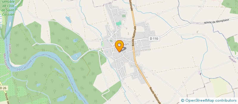 localisation de l'entreprise MADAME MARIE JOAN DEWOLF  FINHAN