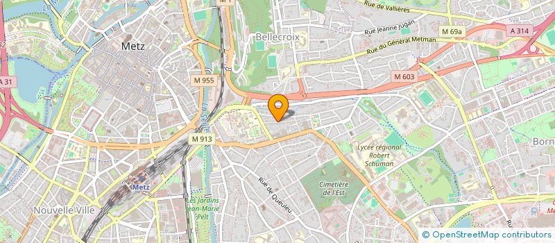 localisation de l'entreprise MADAME MARIE JOB  METZ