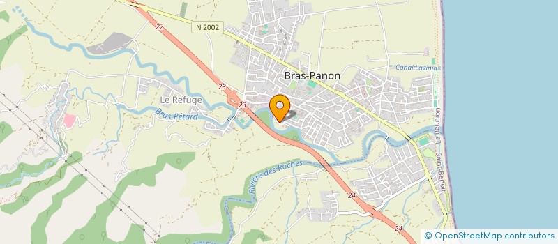 localisation de l'entreprise MADAME MARIE JOCELYNE FELICITE  BRAS-PANON