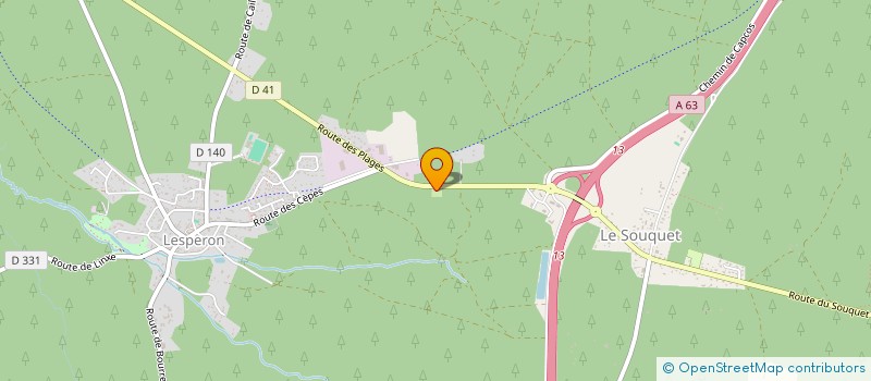 localisation de l'entreprise MADAME MARIE JOCELYNE GIEURE  LESPERON