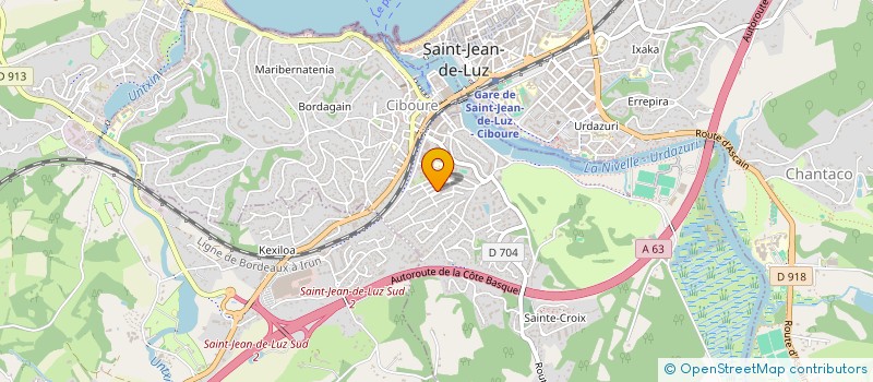 localisation de l'entreprise MADAME MARIE-JOCELYNE HERVE  CIBOURE