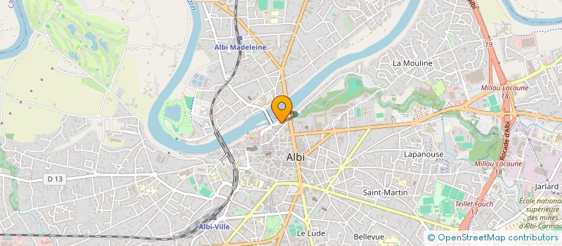 localisation de l'entreprise MADAME MARIE JOCELYNE LAURENCE à ALBI