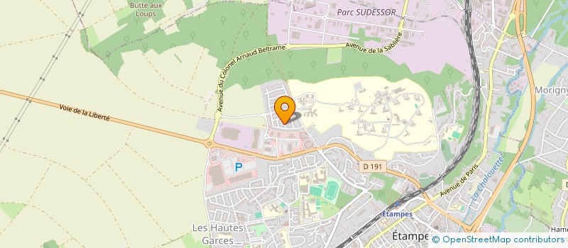 localisation de l'entreprise MADAME MARIE-JOE LEROY  ETAMPES