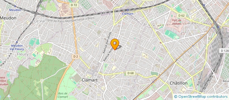 localisation de l'entreprise MADAME MARIE JOELLE BATTISTI à CLAMART