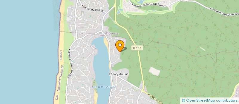 localisation de l'entreprise MADAME MARIE-JOELLE BEATO  SOORTS-HOSSEGOR