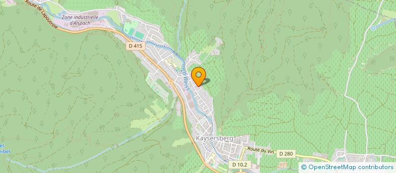 localisation de l'entreprise MADAME MARIE-JOELLE BELLICAM  KAYSERSBERG VIGNOBLE