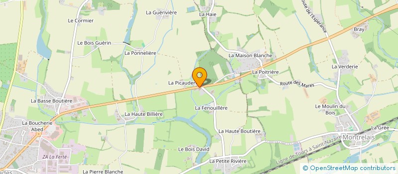 localisation de l'entreprise MADAME MARIE - JOELLE DAGUIN à LOIREAUXENCE