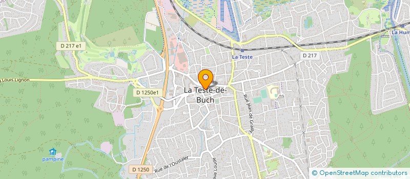 localisation de l'entreprise MADAME MARIE-JOELLE GALLAND à LA TESTE-DE-BUCH