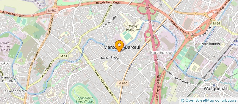 localisation de l'entreprise MADAME MARIE-JOELLE JACQUES à MARCQ-EN-BARŒUL