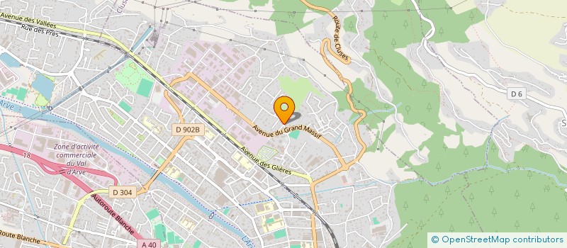 localisation de l'entreprise MADAME MARIE JOELLE JULIETT BASTARD  CLUSES