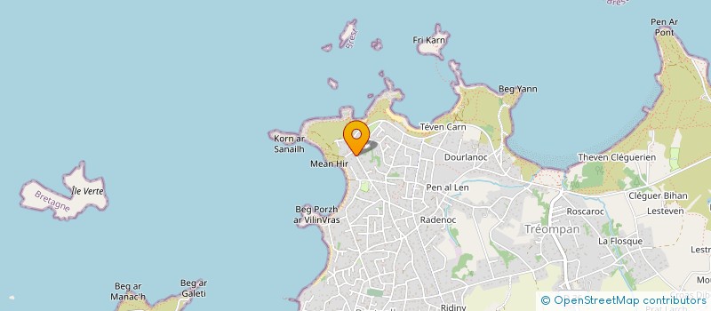 localisation de l'entreprise MADAME MARIE-JOELLE LACROIX  PLOUDALMEZEAU