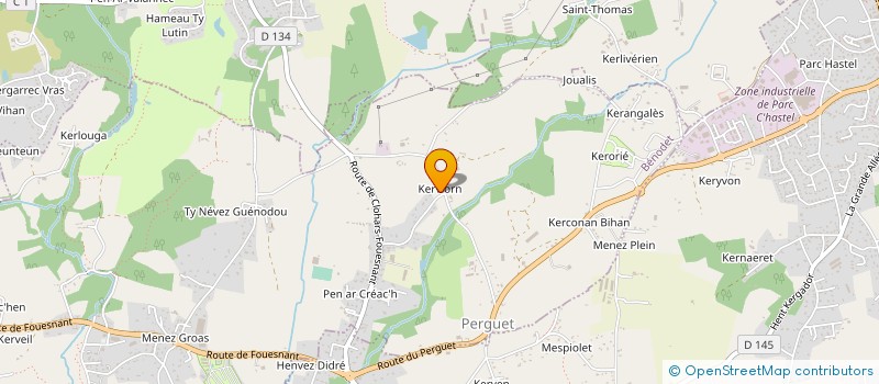 localisation de l'entreprise MADAME MARIE JOELLE OLLIVIER  BENODET