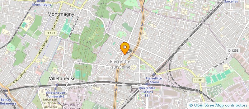 localisation de l'entreprise MADAME MARIE JOELLE PAN à PIERREFITTE-SUR-SEINE