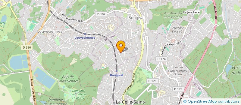 localisation de l'entreprise MADAME MARIE-JOELLE PICQ à BOUGIVAL
