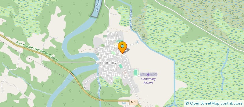 localisation de l'entreprise MADAME MARIE-JOLENE ALPHONSE  SINNAMARY