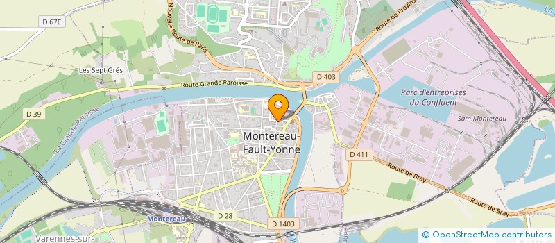 localisation de l'entreprise MADAME MARIE-JOLINE DOUARIN  MONTEREAU-FAULT-YONNE