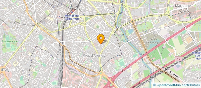 localisation de l'entreprise MADAME MARIE JOLIVALD à MONTPELLIER