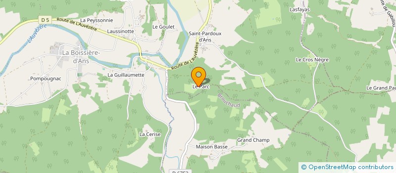 localisation de l'entreprise MADAME MARIE JOLIVET à BASSILLAC ET AUBEROCHE