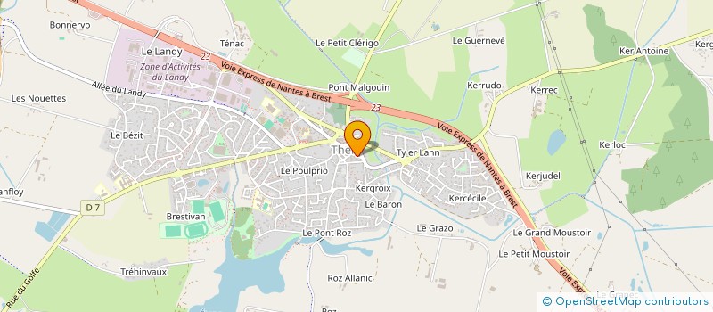 localisation de l'entreprise MADAME MARIE JOLIVET à THEIX-NOYALO