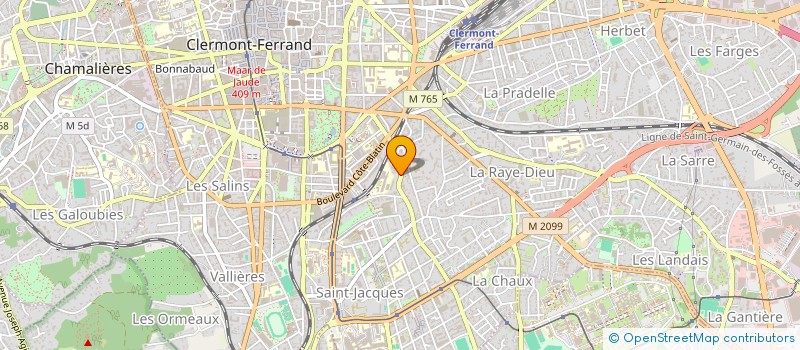 localisation de l'entreprise MADAME MARIE JOLIVET  CLERMONT-FERRAND