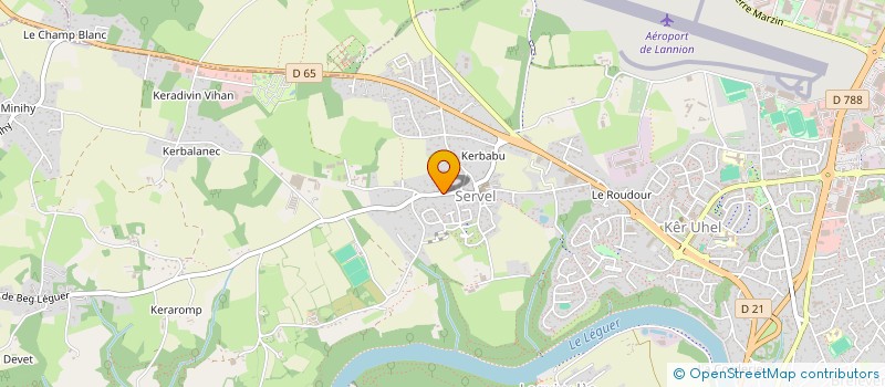 localisation de l'entreprise MADAME MARIE JOLLY à LANNION