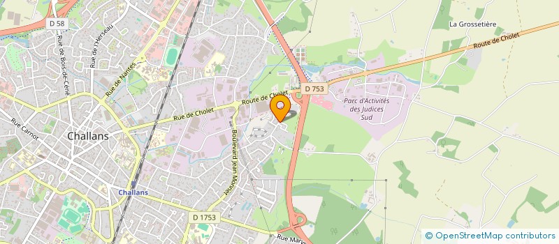 localisation de l'entreprise MADAME MARIE JOLY à CHALLANS