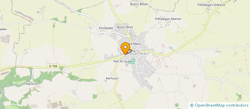 localisation de l'entreprise MADAME MARIE JONQUEUR  LANHOUARNEAU