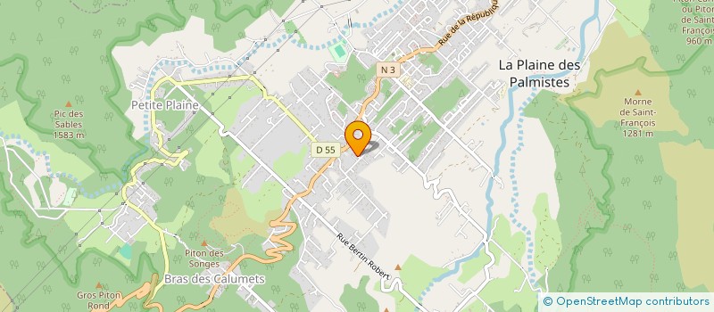 localisation de l'entreprise MADAME MARIE JONZO  LA PLAINE-DES-PALMISTES