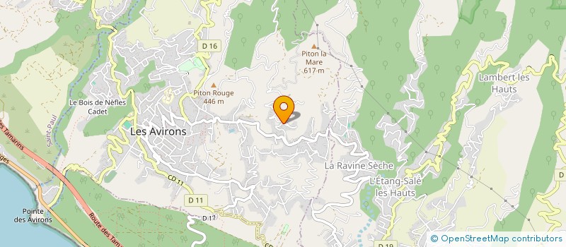 localisation de l'entreprise MADAME MARIE-JORDANE GERMAIN  LES AVIRONS