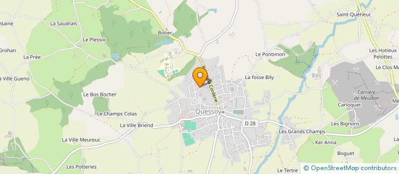 localisation de l'entreprise MADAME MARIE JORET  QUESSOY