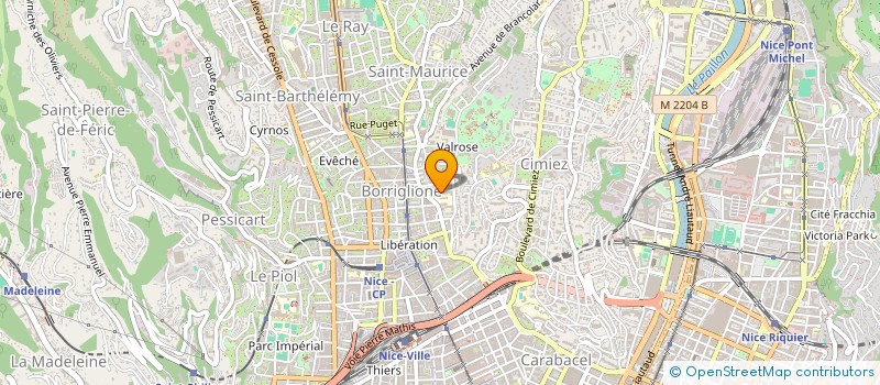 localisation de l'entreprise MADAME MARIE-JOS FODDIS à NICE