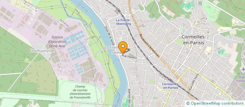 localisation de l'entreprise MADAME MARIE-JOSE ADAD à LA FRETTE-SUR-SEINE