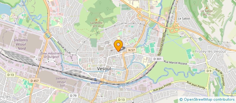 localisation de l'entreprise MADAME MARIE-JOSE ALEXANDRE  VESOUL