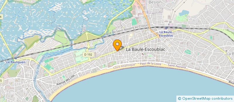 localisation de l'entreprise MADAME MARIE-JOSE ALLAIRE à LA BAULE-ESCOUBLAC