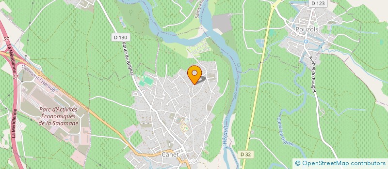 localisation de l'entreprise MADAME MARIE-JOSE BARRAL  CANET