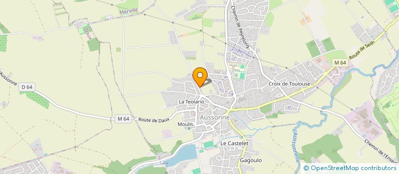 localisation de l'entreprise MADAME MARIE-JOSE BARTHES à AUSSONNE