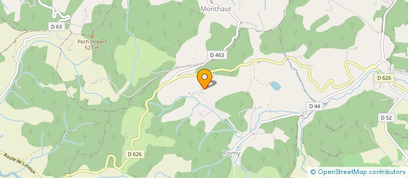 localisation de l'entreprise MADAME MARIE-JOSE BILLS  POMY