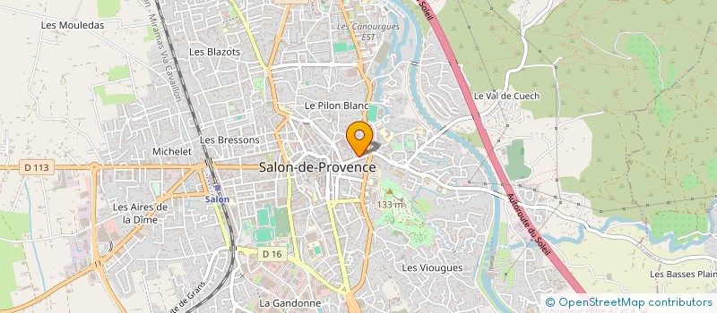 localisation de l'entreprise MADAME MARIE-JOSE BOEUF  SALON-DE-PROVENCE
