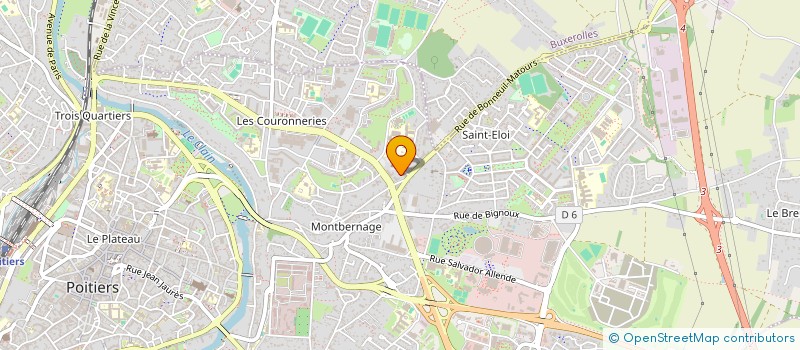 localisation de l'entreprise MADAME MARIE-JOSE BONTEMPS à POITIERS