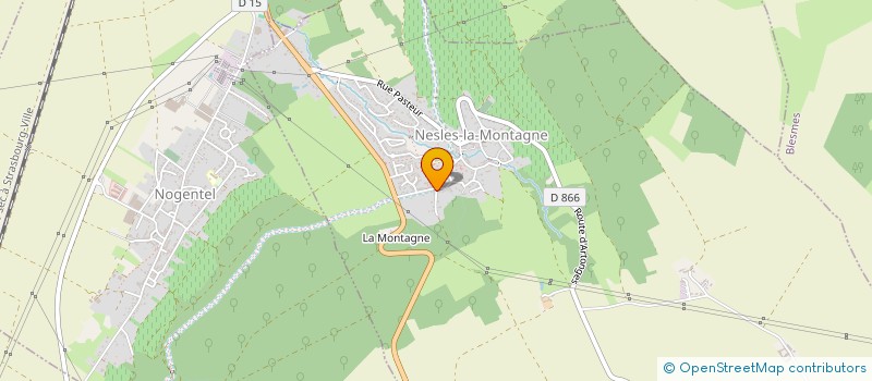 localisation de l'entreprise MADAME MARIE-JOSE BORNICHE  NESLES-LA-MONTAGNE