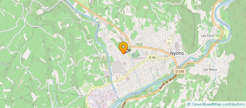 localisation de l'entreprise MADAME MARIE-JOSE BRIFFOND  NYONS
