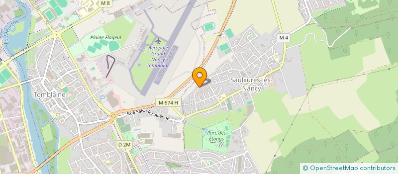 localisation de l'entreprise MADAME MARIE-JOSE BRUTO  SAULXURES-LES-NANCY