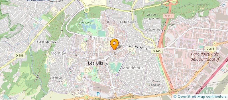 localisation de l'entreprise MADAME MARIE-JOSE CALLIGHER à LES ULIS