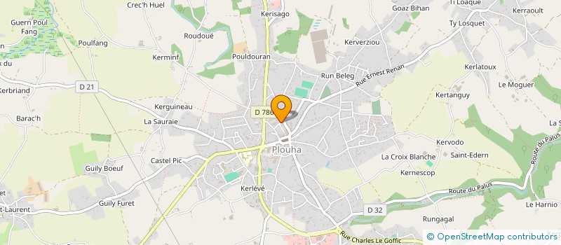 localisation de l'entreprise MADAME MARIE-JOSE CARRON  PLOUHA