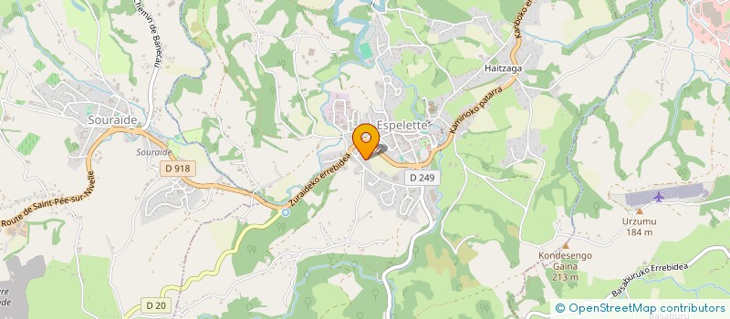 localisation de l'entreprise MADAME MARIE-JOSE CAZENAVE  ESPELETTE