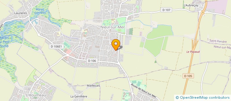 localisation de l'entreprise MADAME MARIE-JOSE CORBEL  NIEUL-SUR-MER