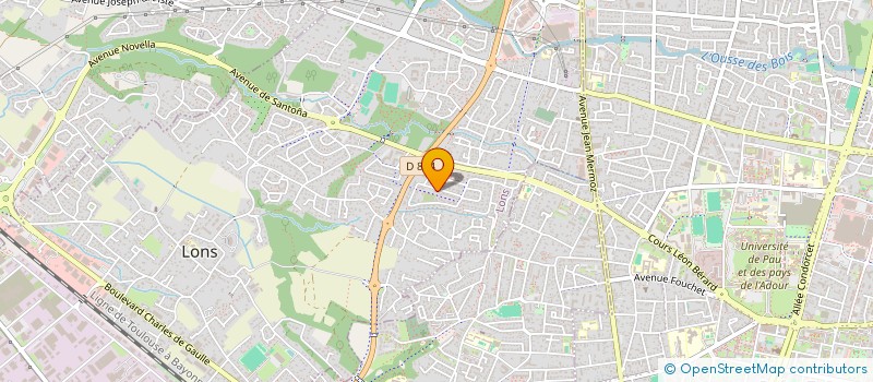 localisation de l'entreprise MADAME MARIE-JOSE CRAVEIRO à LONS